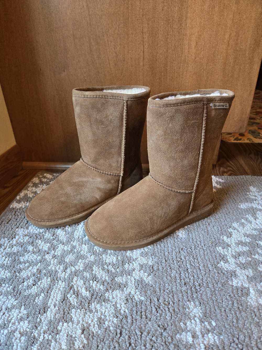 BearPaw Womens Suede Mid-Calf Boot - Hickory